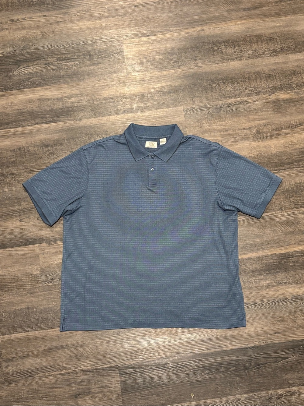 Hudson Jeans Men's Blue Short-Sleeve Polo